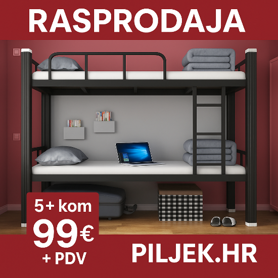 Picture of METALNI KREVET NA KAT BP-MK5 (RASPRODAJA 5+KOM) 