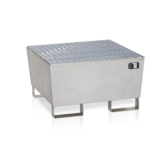 Picture of Čelična sabirna kada za 1 bačvu (200 l), pocinčana – BP-81